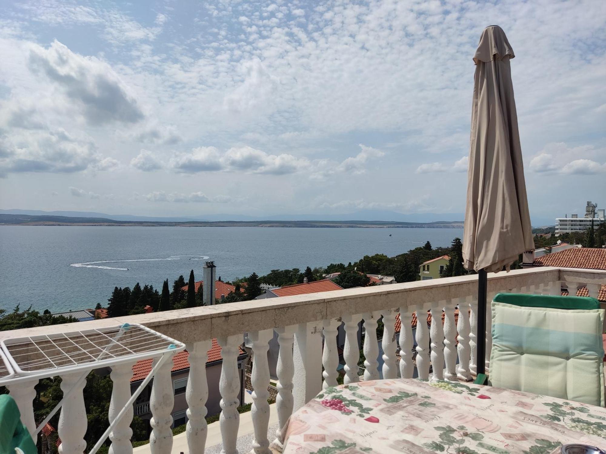 Panorama View Close Sandy Beach 100M To Talasoterapija, Crikvenica Exterior foto