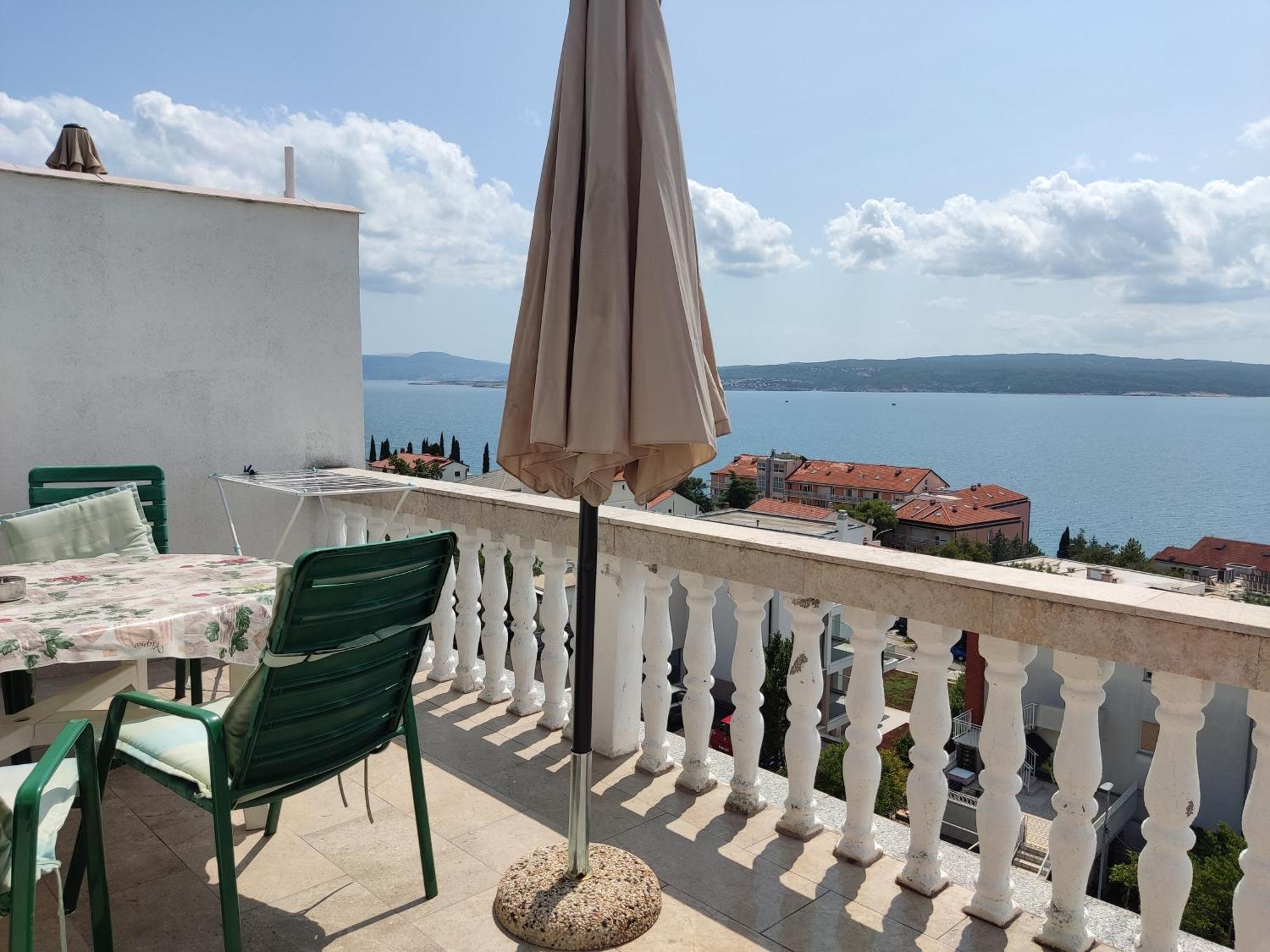 Panorama View Close Sandy Beach 100M To Talasoterapija, Crikvenica Exterior foto