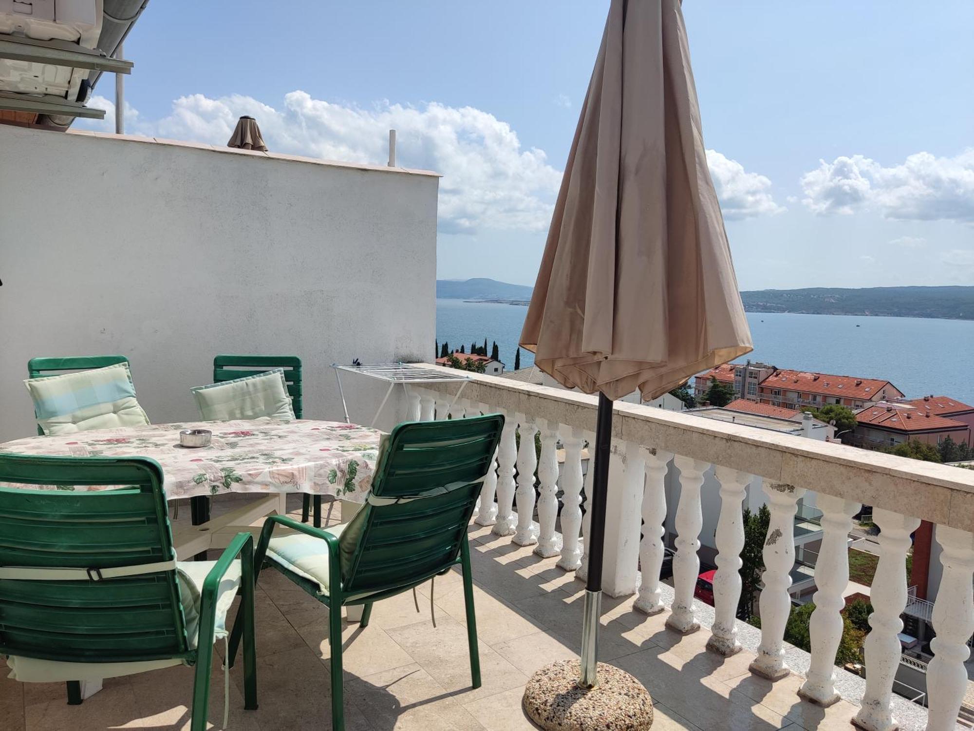 Panorama View Close Sandy Beach 100M To Talasoterapija, Crikvenica Exterior foto